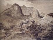 John Constable, The Castle Rock,Borrowdale